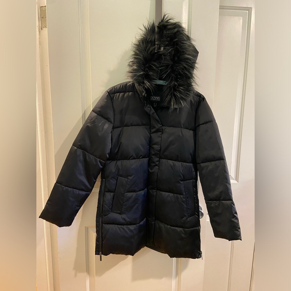 Dennis By Dennis Basso Black Winter Jacket,
Women’s Size Small, New Without Tags